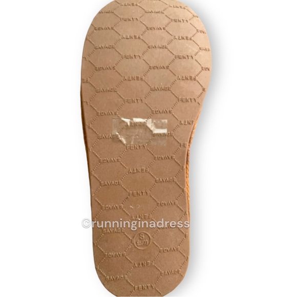 Savage X Fenty Luxe Velvet Slippers In Color Distorted Bloom Size Small Shoe 6-7 - Picture 12 of 15